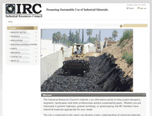 Tablet Screenshot of industrialresourcescouncil.org